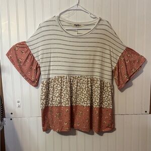 Haptics Babydoll Women's Top Size small